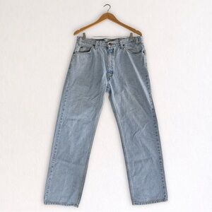 Vintage Levi’s 505 Orange Tab Straight Leg Jeans Light Wash Mens 36x30